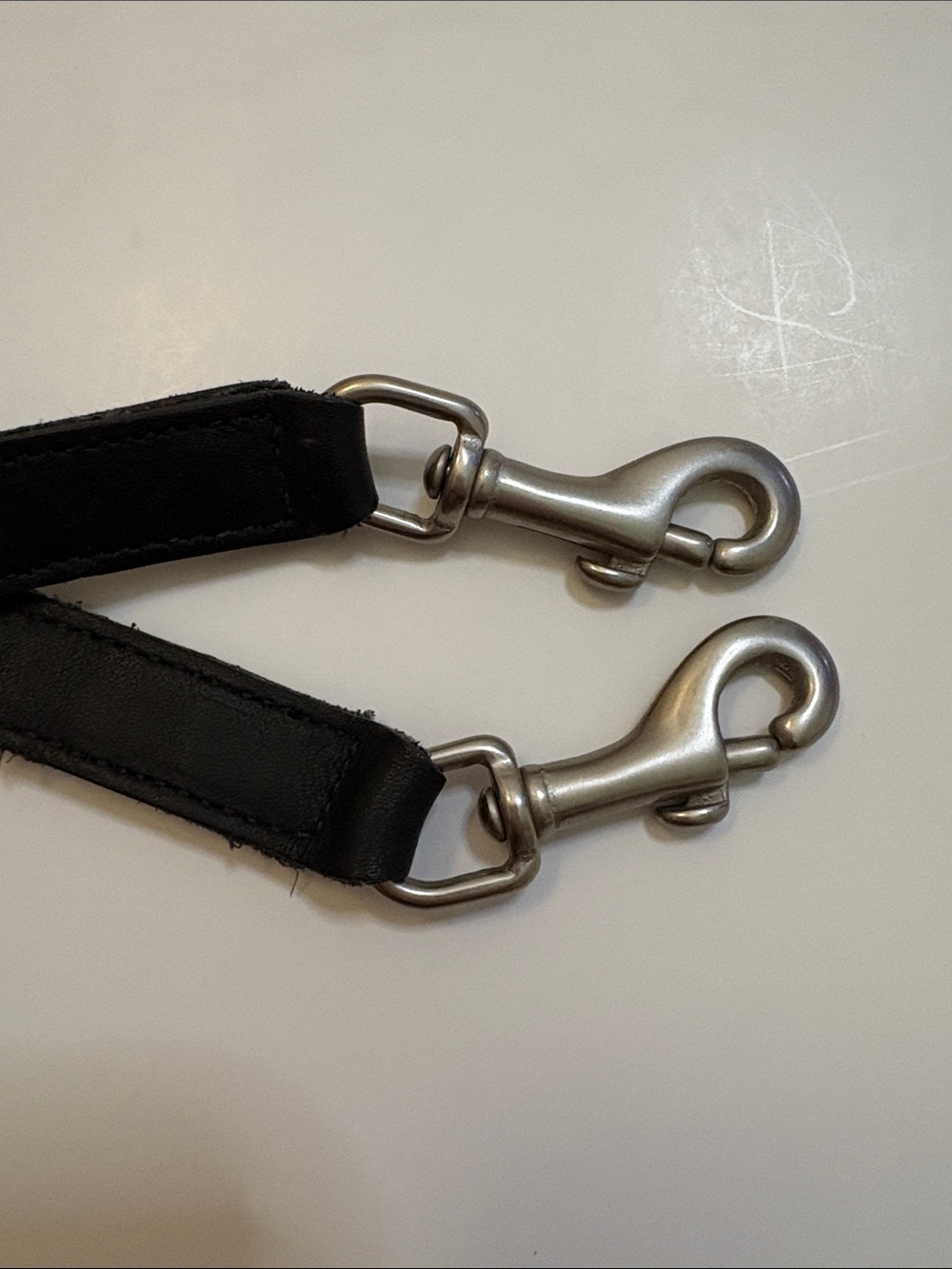 Coach Black Leather and silver Crossbody Replacement Strap - Picture 4 of 6